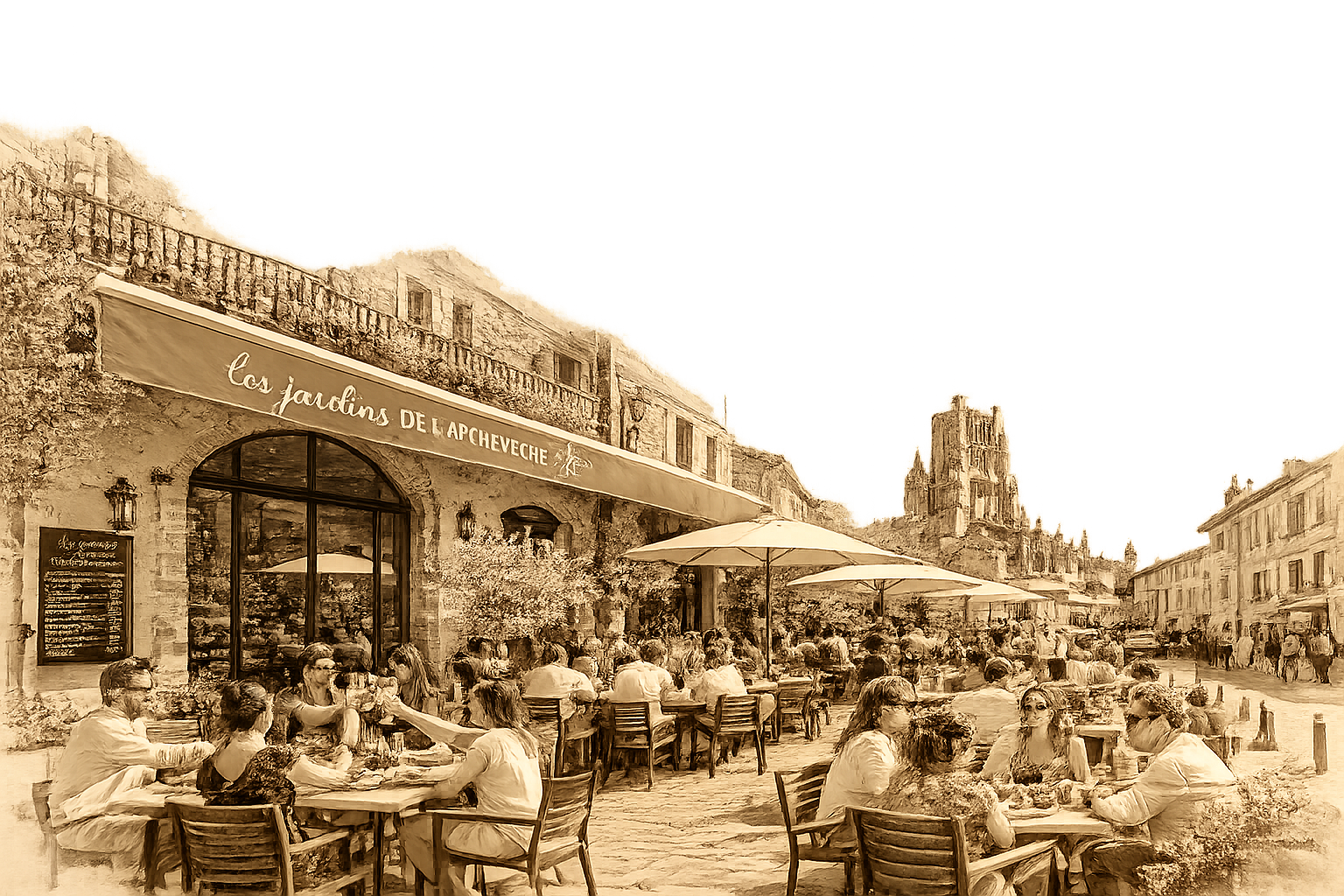 Restaurant Les Jardins de l'Archevêché à Albi